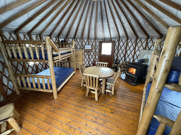 Yurt at Craig Lake State Park