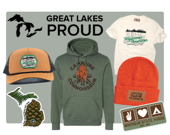 models wearing T-shirts, collage of sweatshirt, T-Shirt, ball camp and stickers.